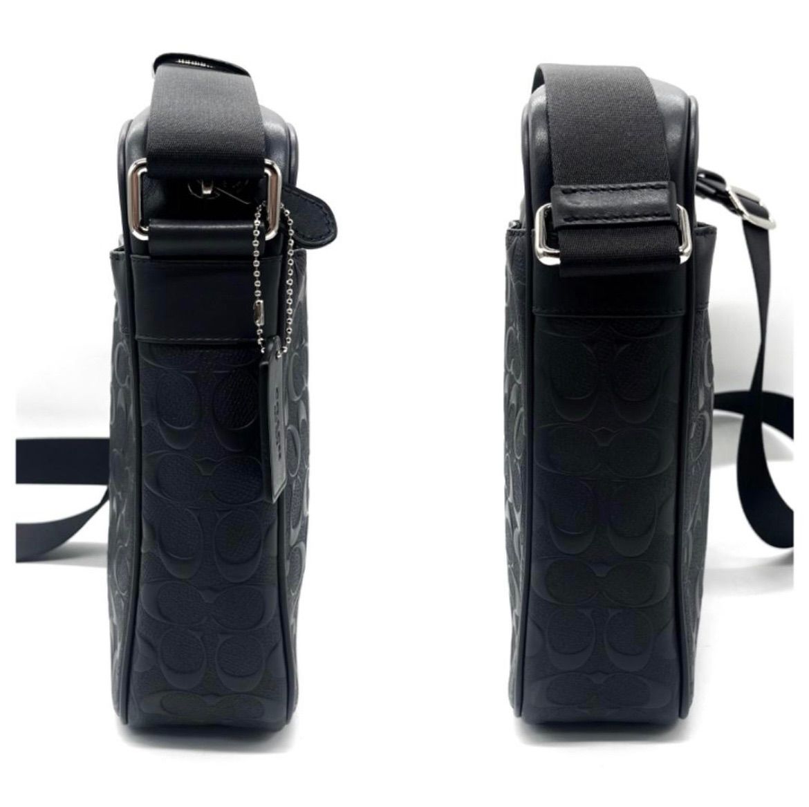 美品 コーチ ショルダーバッグ ボディバッグ 斜め掛け PVC