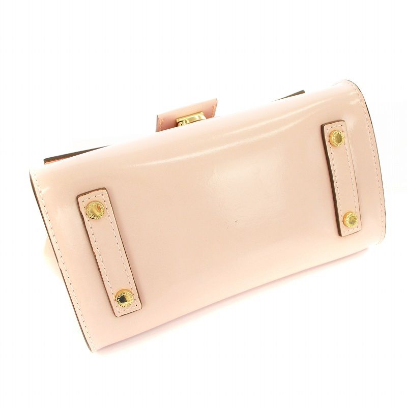 ロリステッラ LORISTELLA スモールハンドバッグ フラップ レザー  