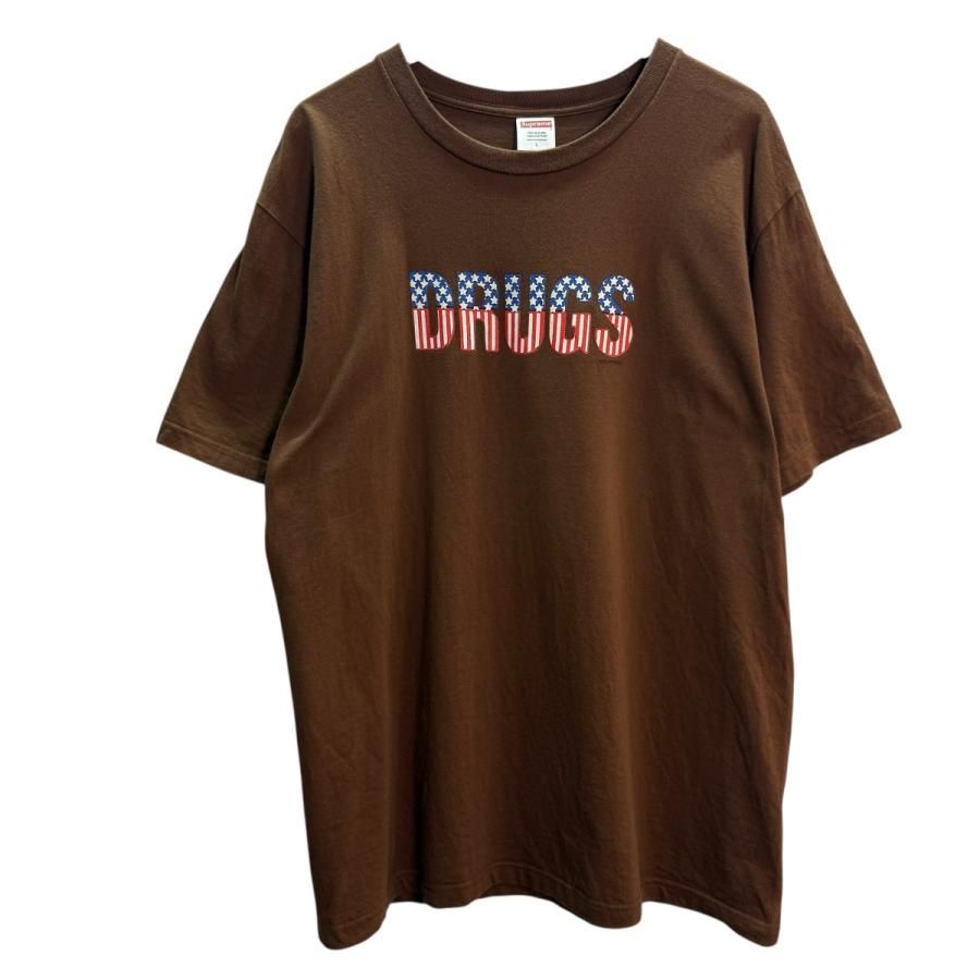 国内外の人気 24AW／ Supreme シュプリーム サイズL Drugs ドラッグT Tee トップス