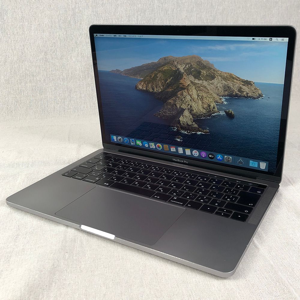 【本体のみ】Apple MacBook Pro (13インチ， 2019， Thunderbolt 3ポート x 2)【Touch Bar・i5・16GB・256GB】A2159 EMC3301/TL-240926（241520）