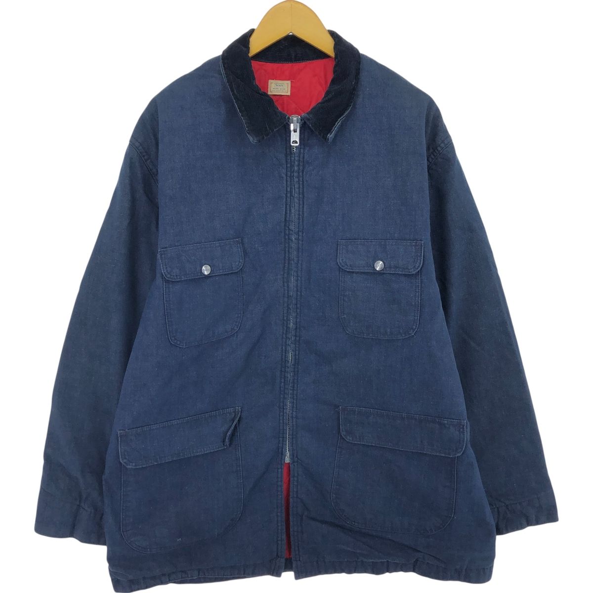 古着 60年代 ショップ シアーズ Sears デニムカバーオール メンズXL
