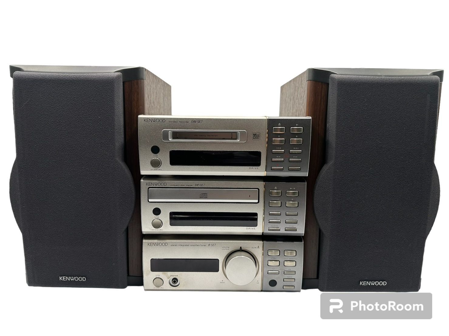 オーディオ ケンウッド/KENWOOD リモコン付 アンプR-SE7 CDプレーヤー/DP-SE7 MDレコーダー/DM-SE7 スピーカーLS-SE7ペア  - メルカリ