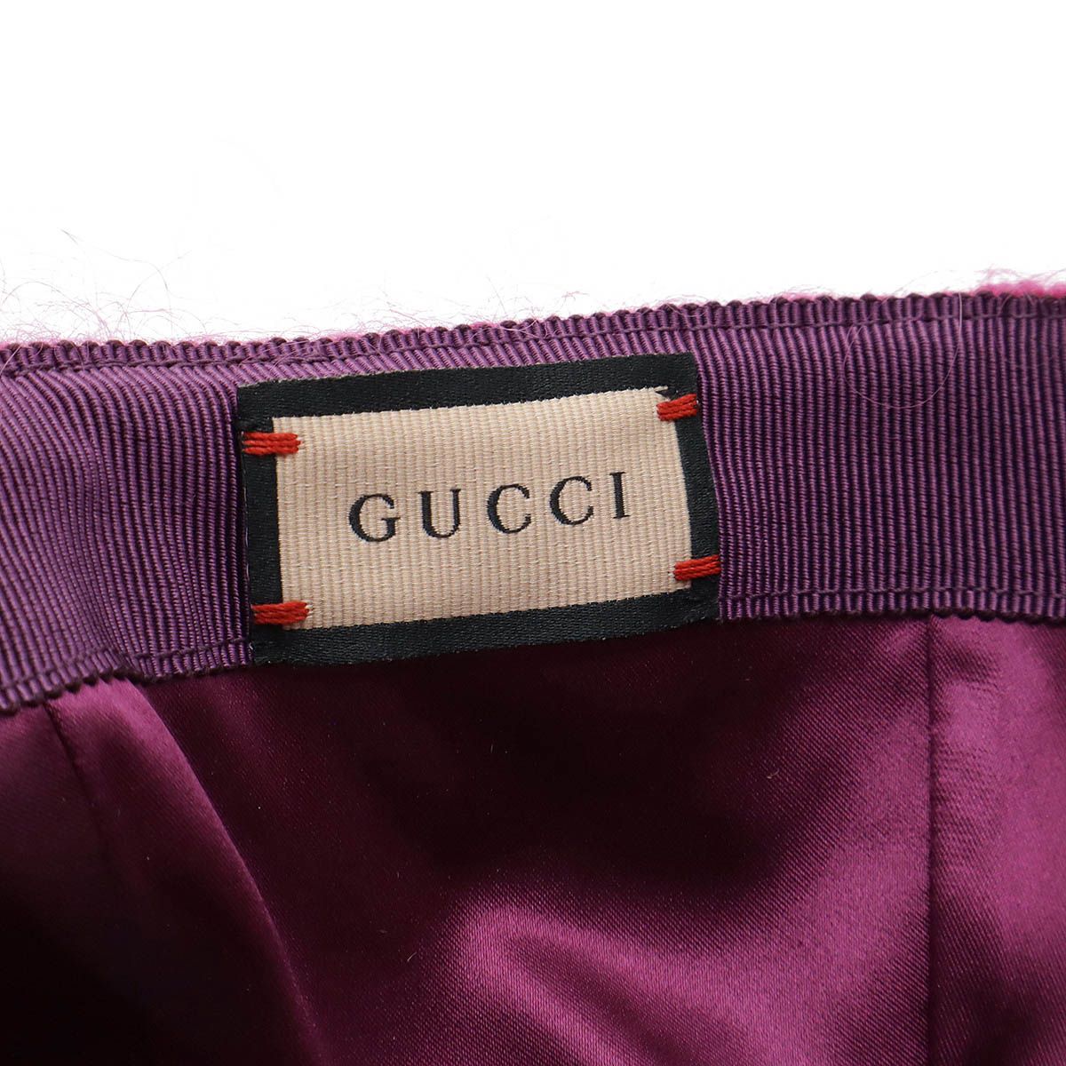 GUCCI グッチ GGマーモント ダブルG ベースボールキャップ 帽子 モヘヤ  