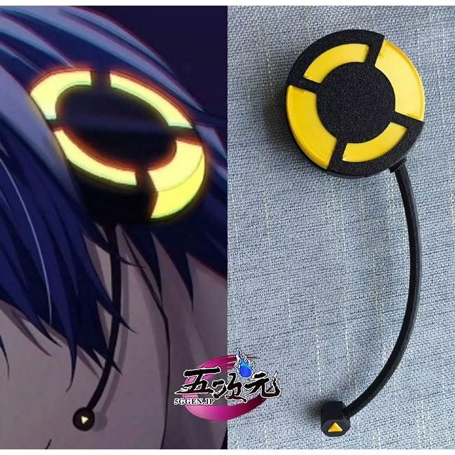新発売 五次元　ボーカロイド　KAITO　V3　コスプレ道具　ヘッドホン ハロウィン CS0901BJ 仮装