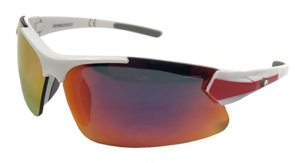 Rawlings Youth Ry107 Sport Baseball Sunglasses ホワイト/レッド Boys Youth [ホワイトレッド]