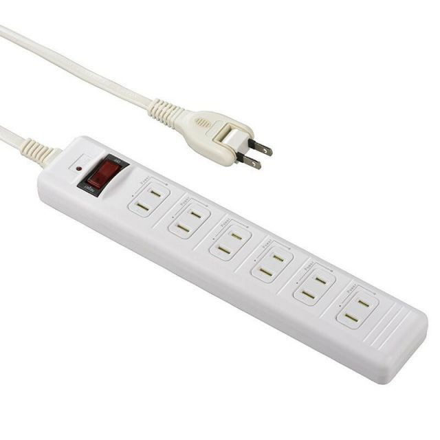 サンワサプライ 電源タップ マグネット付き 3P・6個口 2.5m TAP