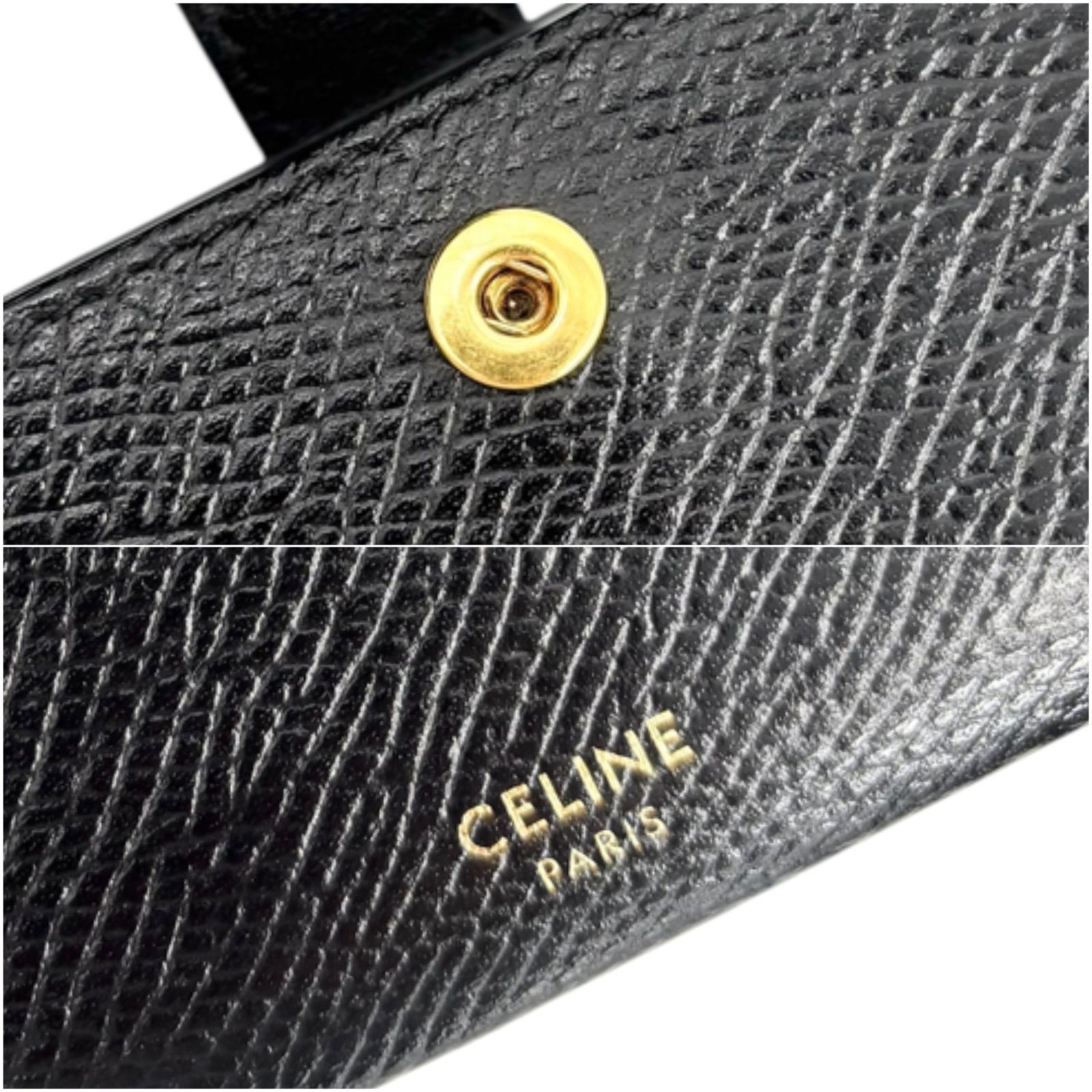 美品】CELINE セリーヌ カードケース 小銭入れ ミニ財布 美品】CELINE セリーヌ カードケース 小銭入れ ミニ財布