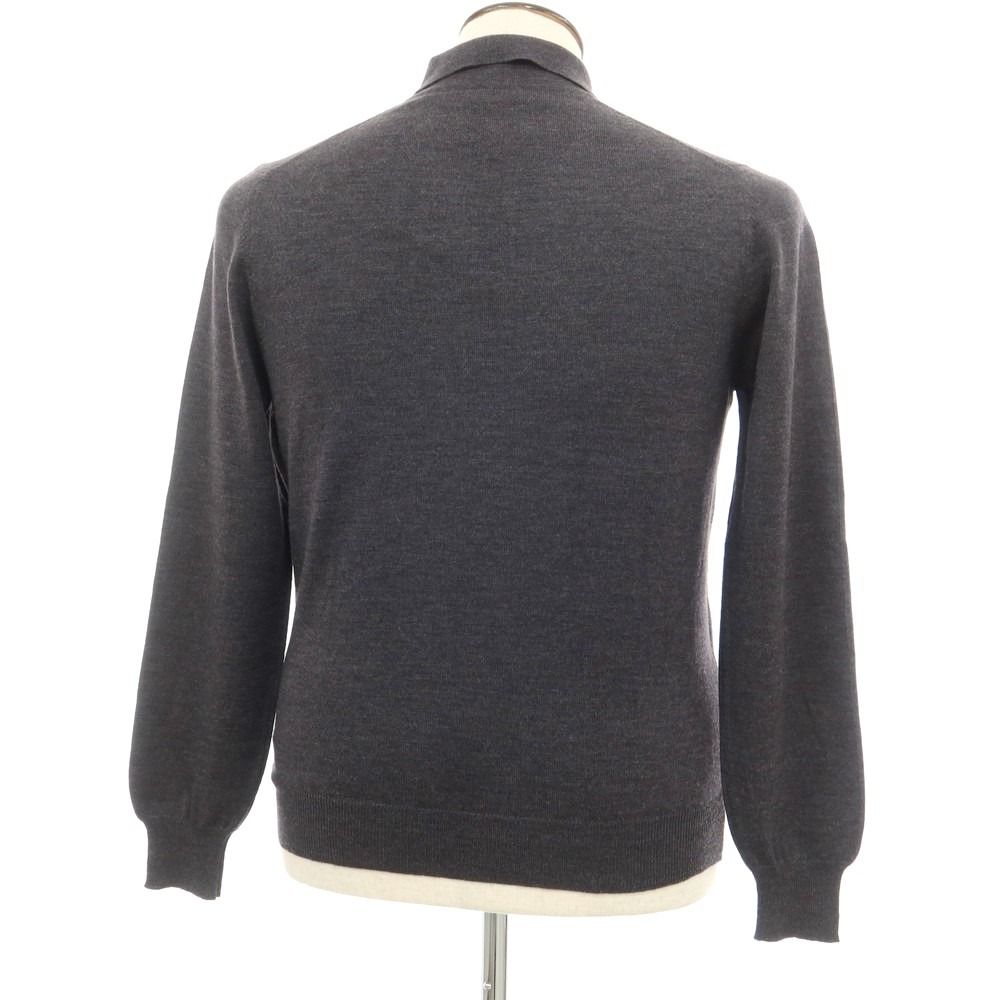 グランサッソ Gran Sasso ハイゲージカーディガン ネイビー48 Gran