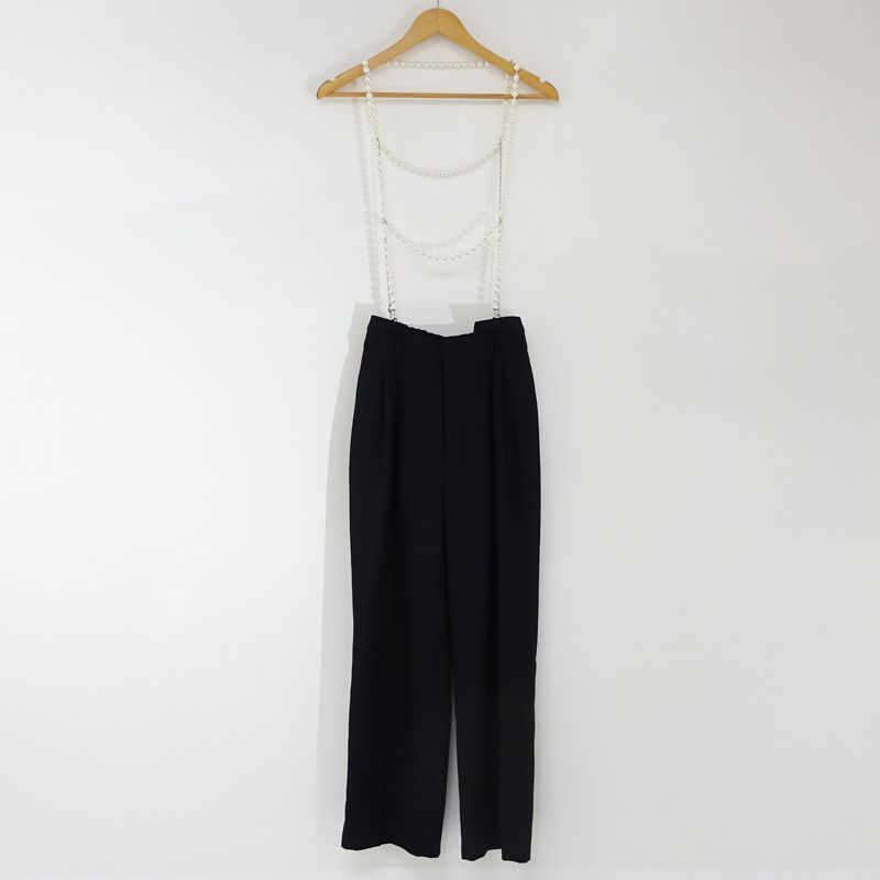 AMERI DROP PEARL SUSPENDER PANTS M グレー（AMERI Vintage