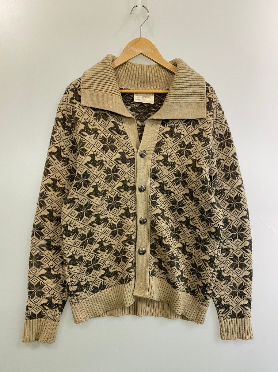 現状渡し品 LORD JEFF ロードジェフ 60-70 s KNIT CARDIGAN VINTAGE 60-70年代 ニットカーディガン トップス ヴィンテージ 146-250925-kk-16-min