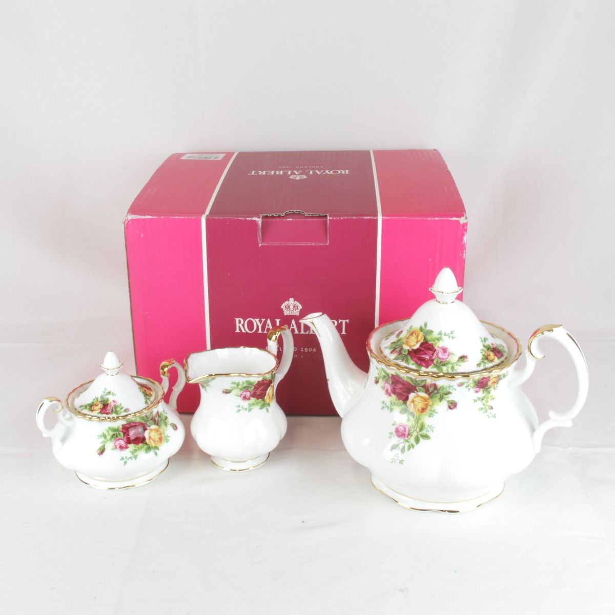 ロイヤルアルバート オールドカントリーローズ ティーセット 3pcs ロイヤルアルバート ROYAL ALBERT オールドカントリーローズ