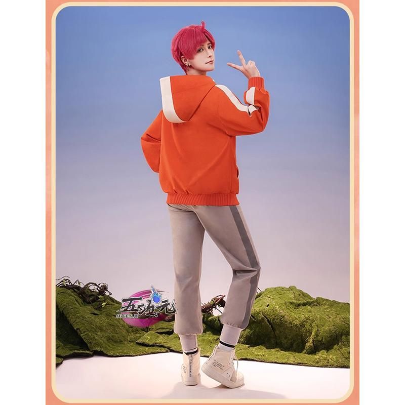 三分妄想 ダンダダン コスプレ 円城寺仁 衣装 ウィッグ 追加可 CS091007BJ ハロウィン