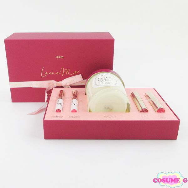 オペラ オリジナルキャンドル入りの 色ボックス リップティント シアーリップカラー N 色 4本 セット バレンタイン MC939