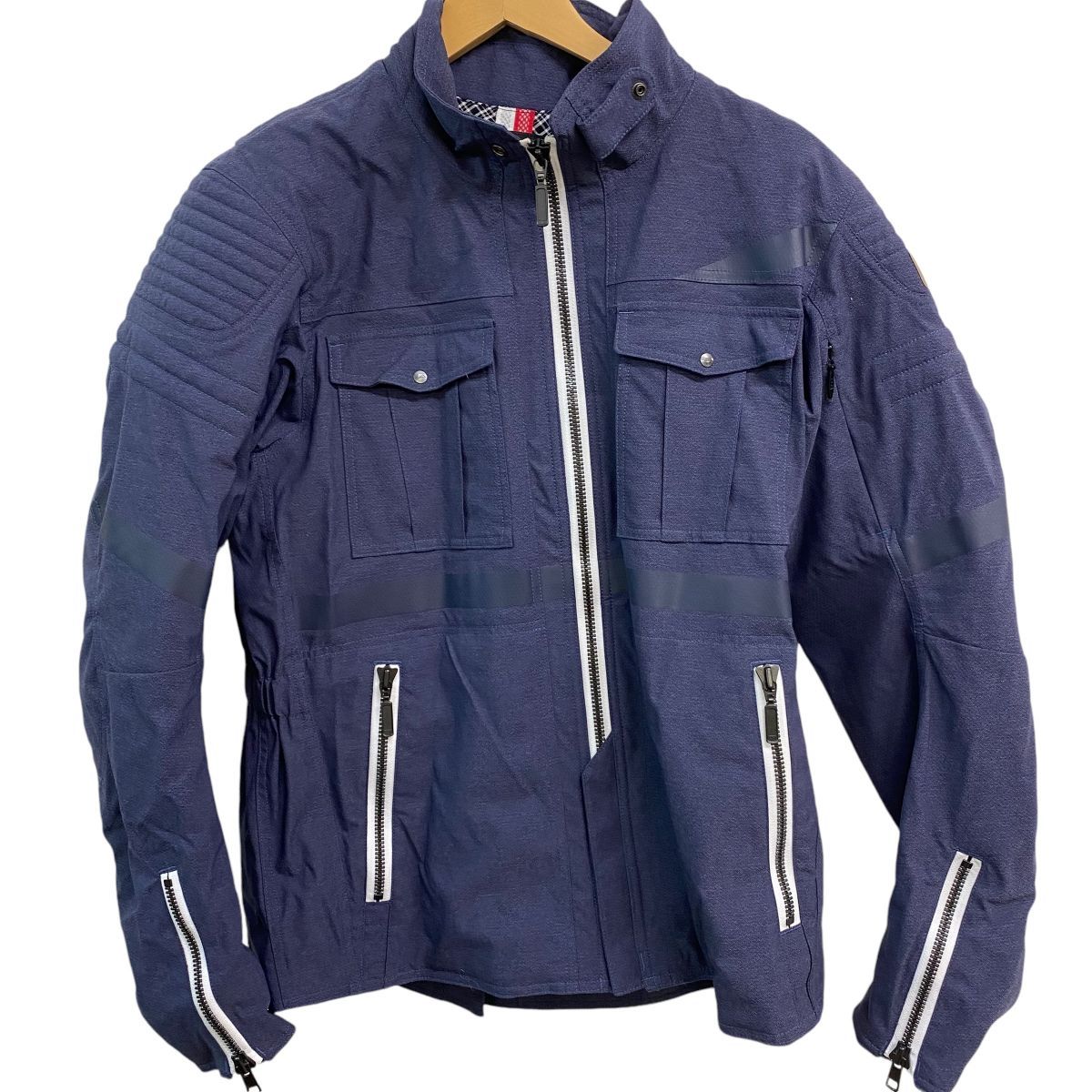 美品】 KUSHITANI クシタニ K-2391 アーカナジャケット ネイビー 美品】 KUSHITANI クシタニ K-2391 アーカナジャケット ネイビー