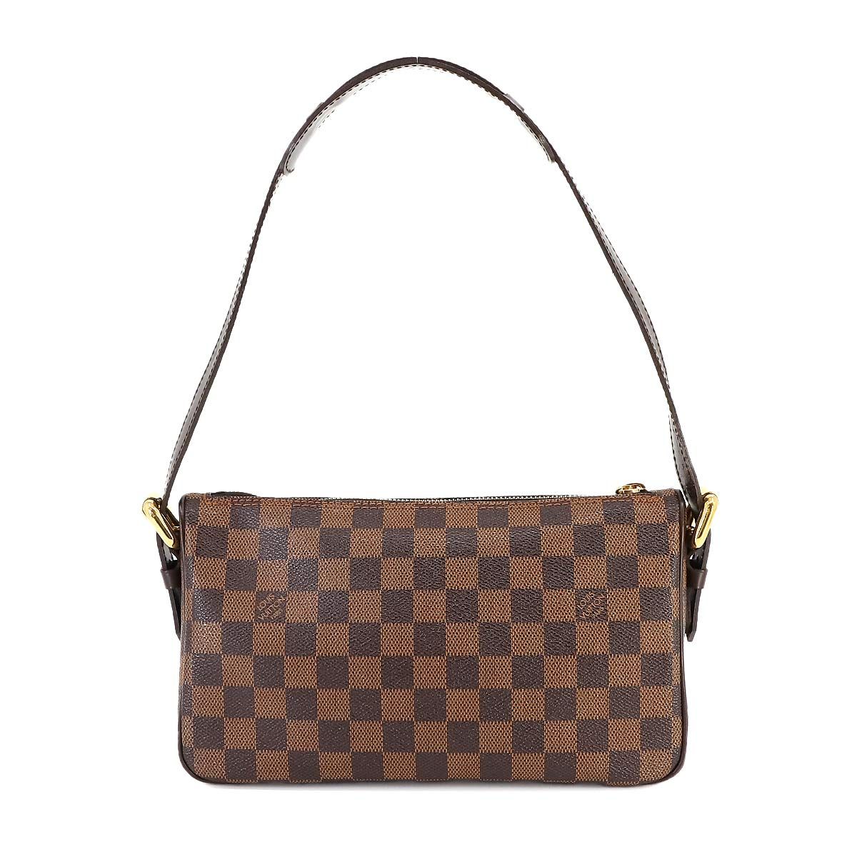 ルイ ヴィトン LOUIS VUITTON ダミエ ラヴェッロ GM ショルダー バッグ エベヌ N60006 ゴールド 金具 Ravello  90233856 - メルカリ