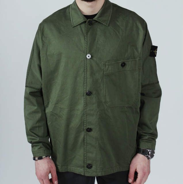 早い者勝ち！極美品！STONE  ガーメントダイシャツジャケット S 早い者勝ち！Stone Island ガーメントダイ シャツジャケット