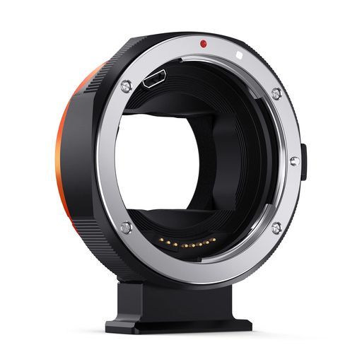 K-FConceptマウントアダプターキャノン対応EFマウントレンズ右向き矢印ソニー対応EマウントカメラNEXレンズ変換リング電子マウントアダプターAF機能オートフォーカス絞り調整 手振れ補正