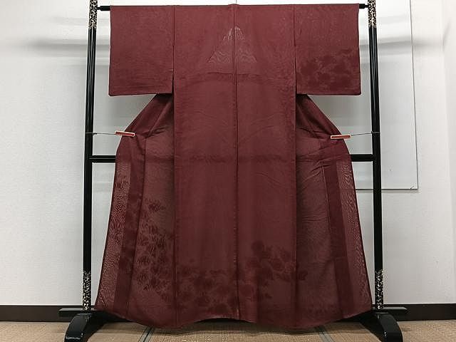 平和屋着物▽本場大島紬 単衣 白大島 立涌文 正絹 逸品 CAAT9655gh