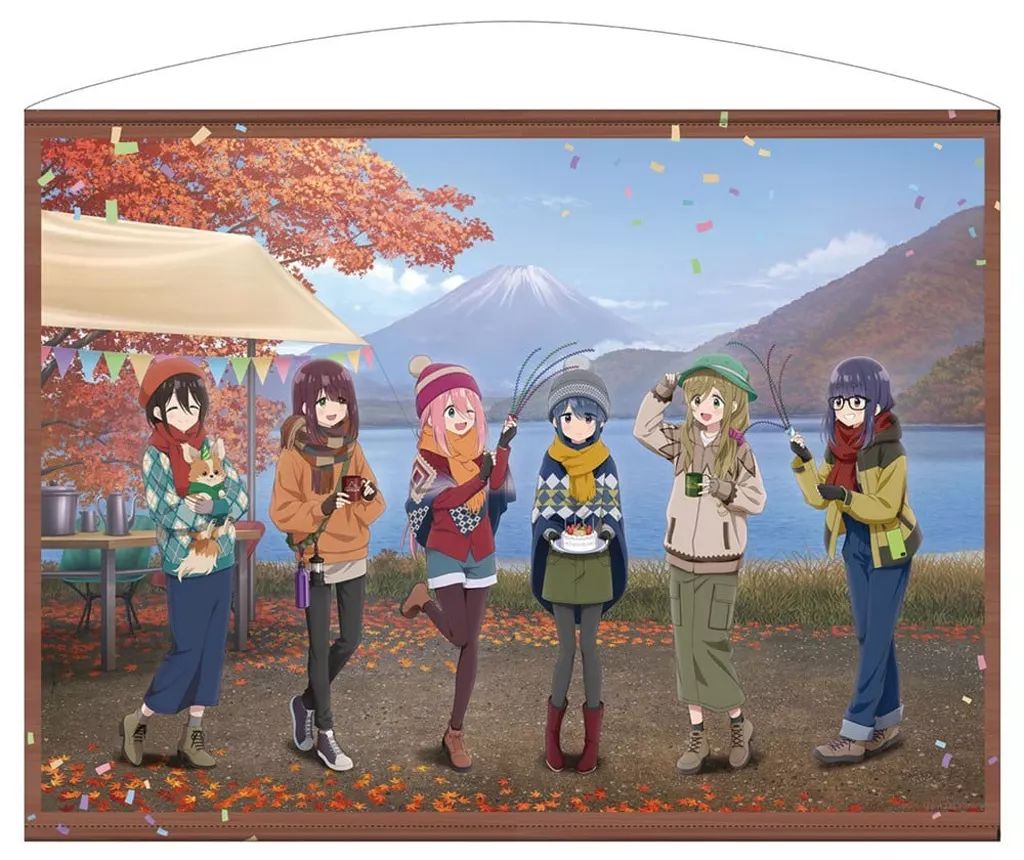 ゆるキャン△タペストリー ゆるキャン△新商品のお知らせ📢 ゆるキャン△season3より