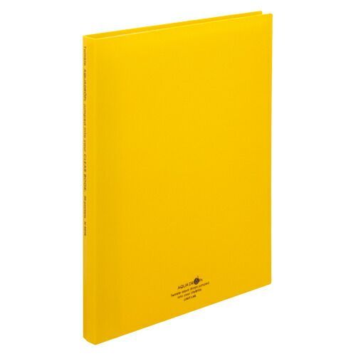リヒトラブ ＡＱＵＡ ＤＲＯＰｓ クリヤーブック ポケット交換タイプ N 5016 5 黄 1冊