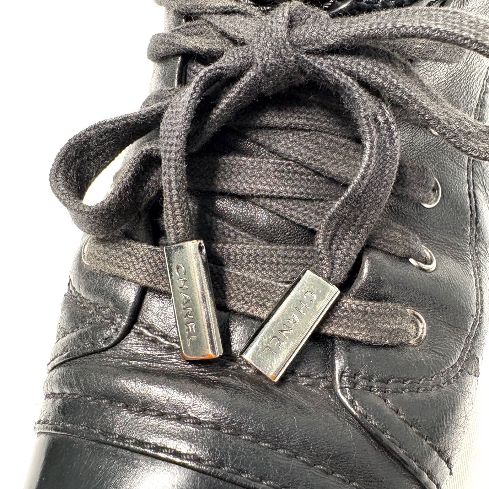 CHANEL シャネル G25313 ココマーク レザー スニーカー サイズ36 CHANEL シャネル G25313 ココマーク レザー スニーカー サイズ36