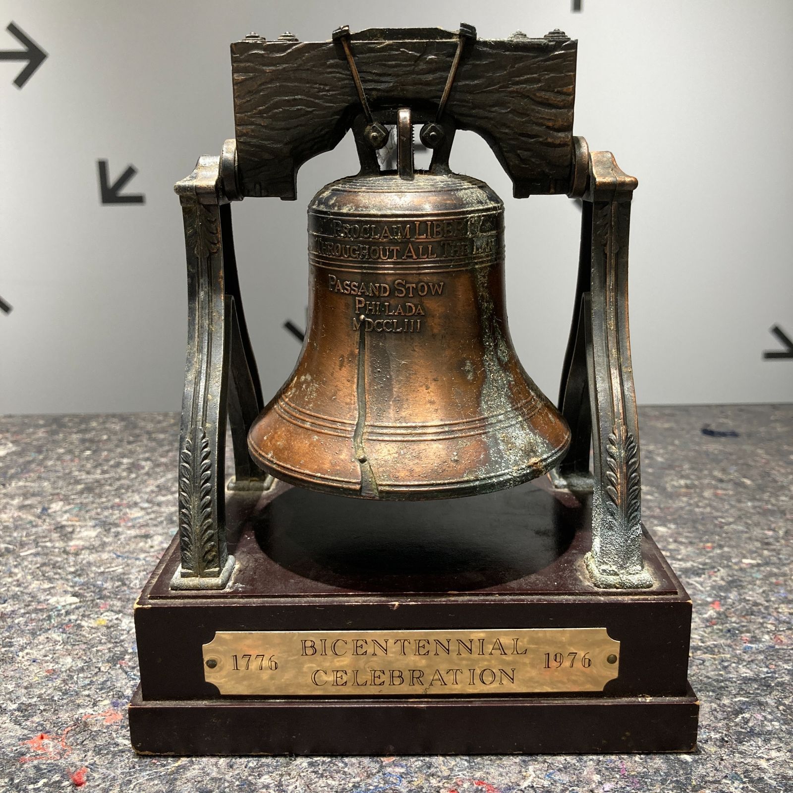 VINTAGE ANTIQUE LIBERTY BELL PIGGY BANK ヴィンテージ