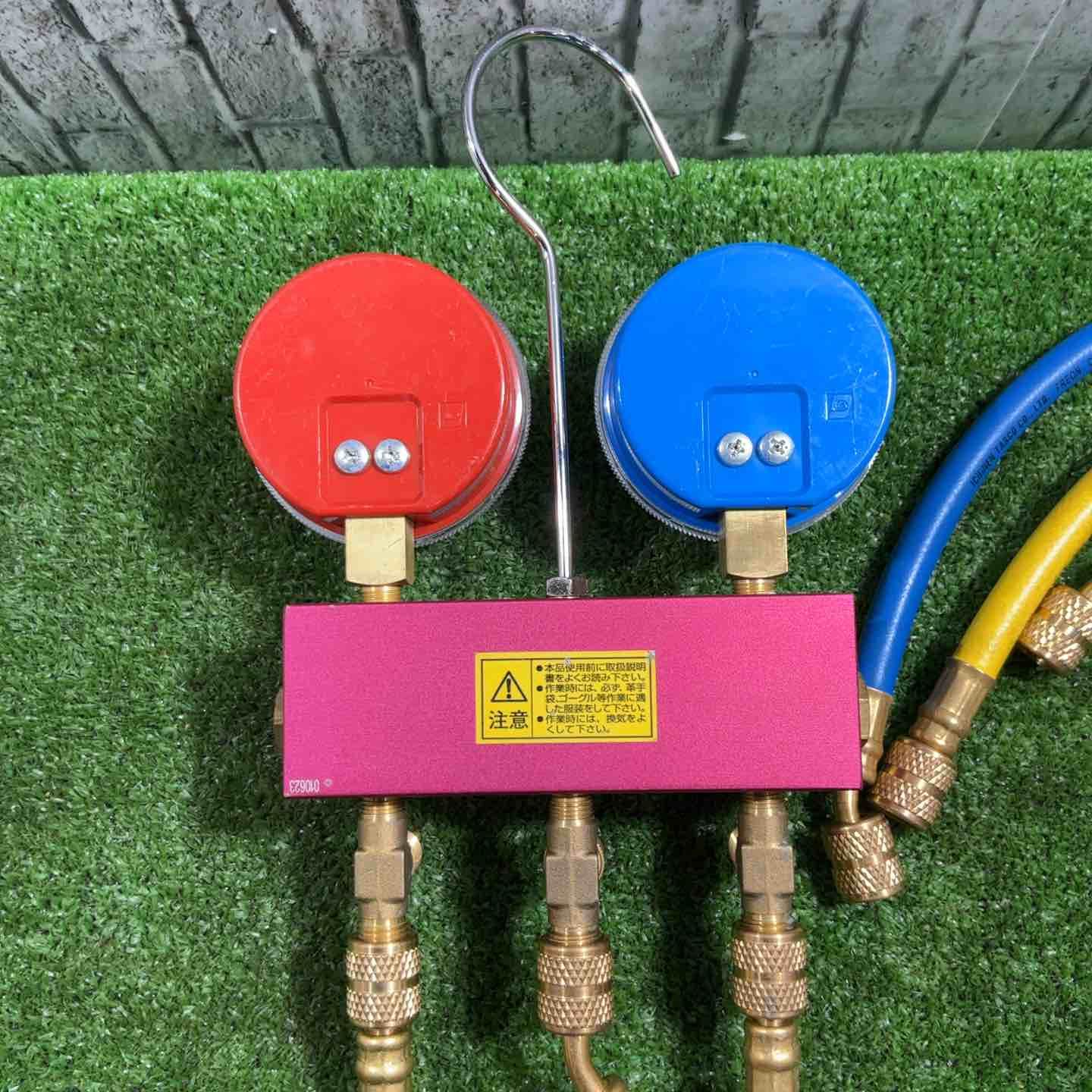 TASCO イチネンタスコ R410A R32ゲージマニホールドキット TA122JVH-1 | イチネンTASCO TA122GB-1 マニホールドゲージキット R410A