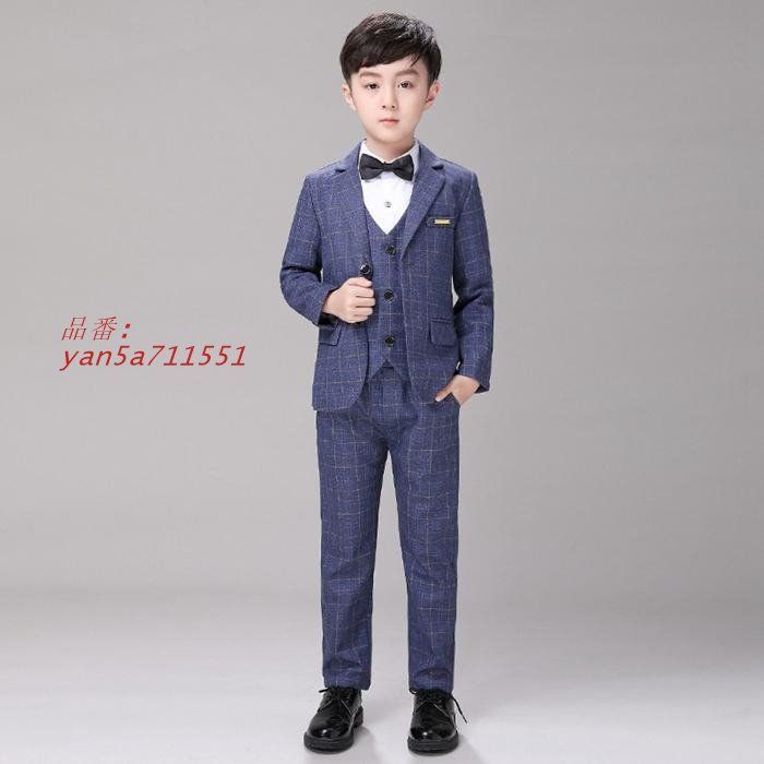  子供 スーツ 男の子 5点セット チェック柄 フォーマル セットアップ 子供服 キッズ 男 入学式 yan 5 a 711551 スーツ ブレザー フォーマル ドレス スーツ