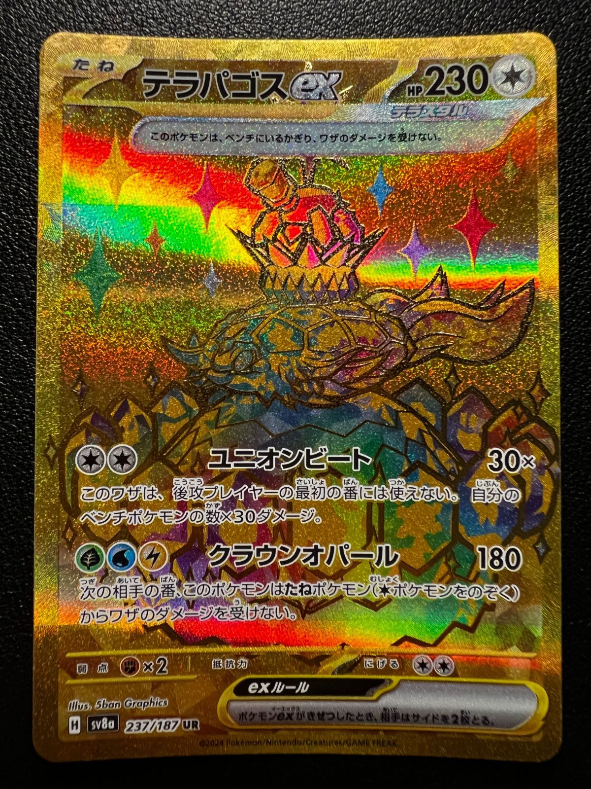 テラパゴスex UR [SV8a 237/187](ハイクラスパック「テラスタル
