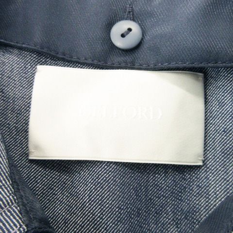 セルフォード CELFORD ジャケット ステン ノー 2way ジップアップ 総裏地 36 S 紺 ネイビー AH9 GY18 SIROKUMA-CORPORATION_COM