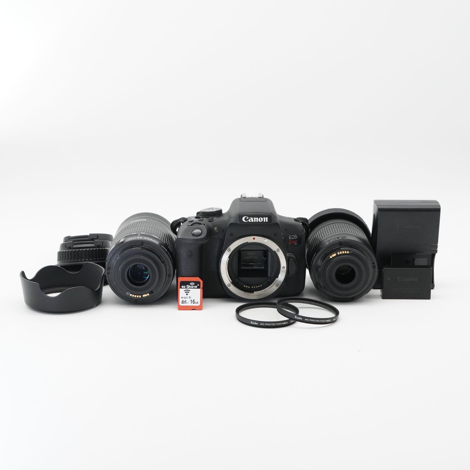 送料無料 美品 ダブルズーム 即購入OK Canon キヤノン Eos Kiss X8i