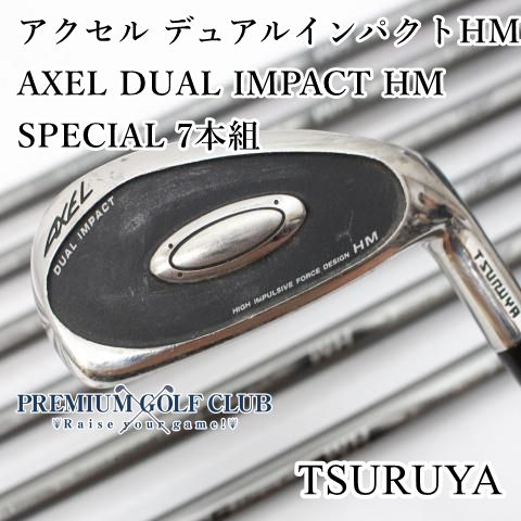 中古】 ツルヤ アクセル デュアルインパクトHM アイアン AXEL DUAL IMPACT HM SPECIAL/S 7本組（5-P.A）  [8412] - メルカリ