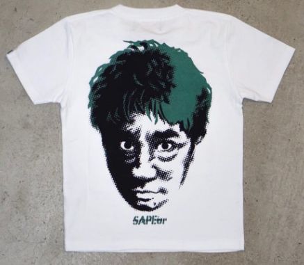 SAPEur MASATOSHI HAMADA Tシャツ   緑浜田雅功