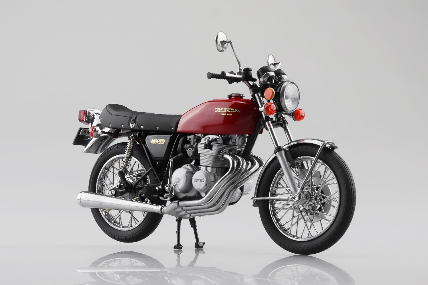 青島文化教材社 スカイネット 1 12 完成品バイク Honda CB400FOUR ライトルビーレッド