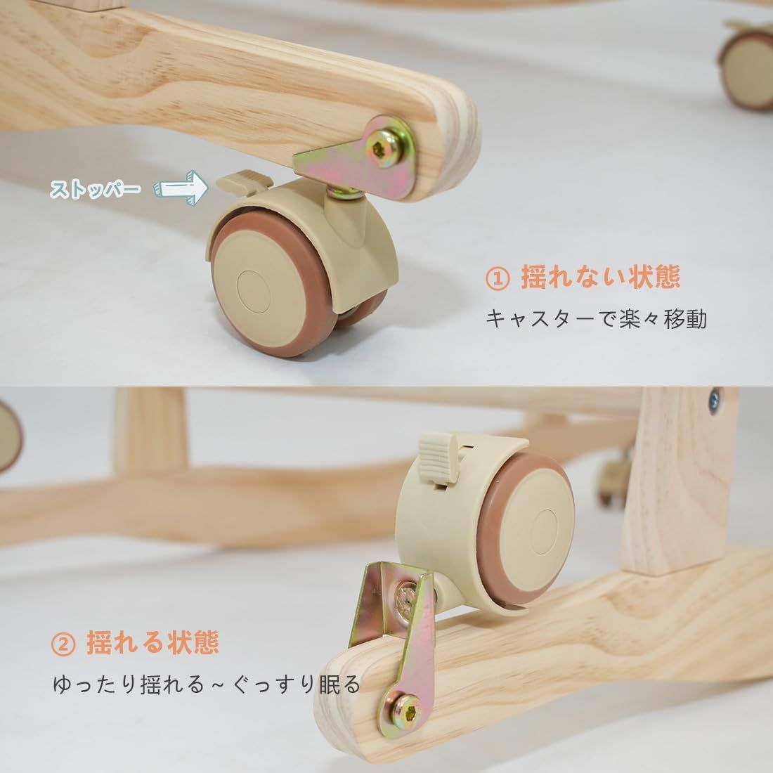  Cific クーファン 2 wayスタンド付 ゆりかご トウモロコシ葉っぱ編み 万全 出産準備 赤ちゃん スカート ベッド ベビー用寝具 ベッド