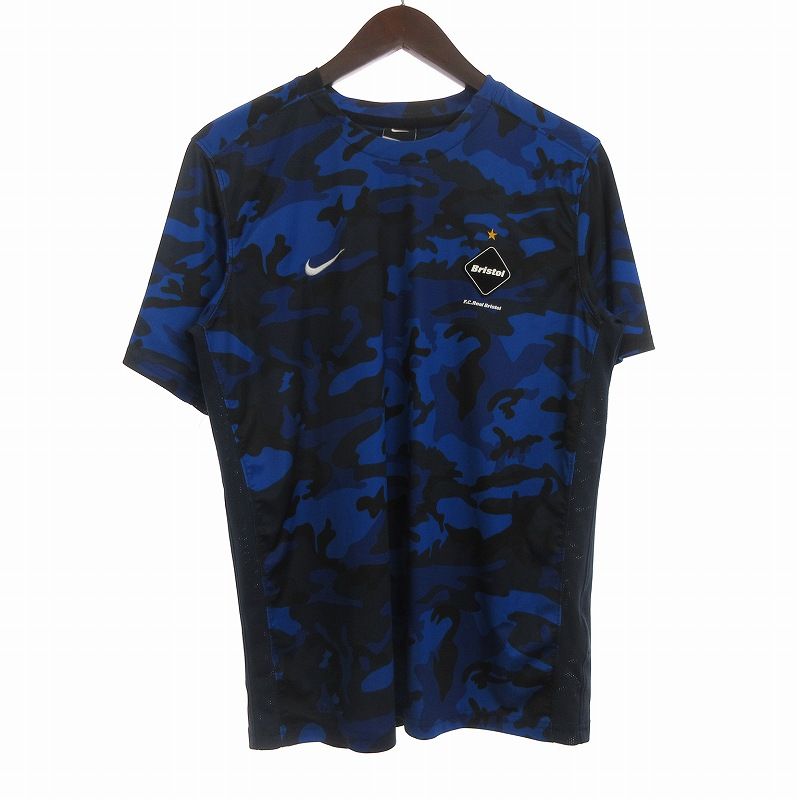 希少】Nike F.C.R.B. ブリストル迷彩半袖セットアップ