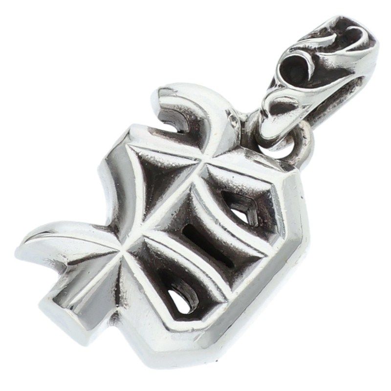 クロムハーツ ALPHABET CHARM アルファベットチャーム Bイニシャルチャームネックレストップ メンズ