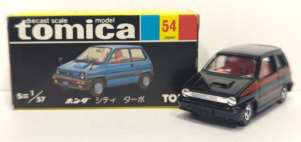 ミニカーショップ ケンボックス トミカ 黒箱☆54☆ホンダシティ