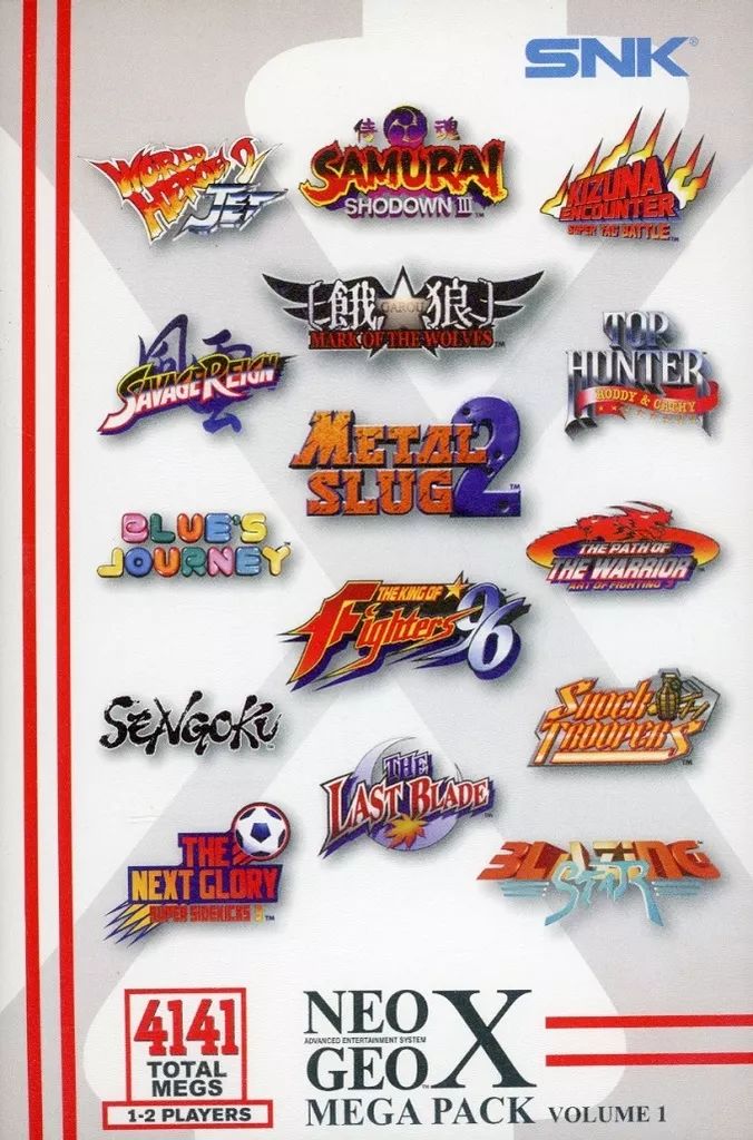 ネオジオソフト NEOGEO X MEGA PACK VOLUME 1 初期ロット版 アジア英語版