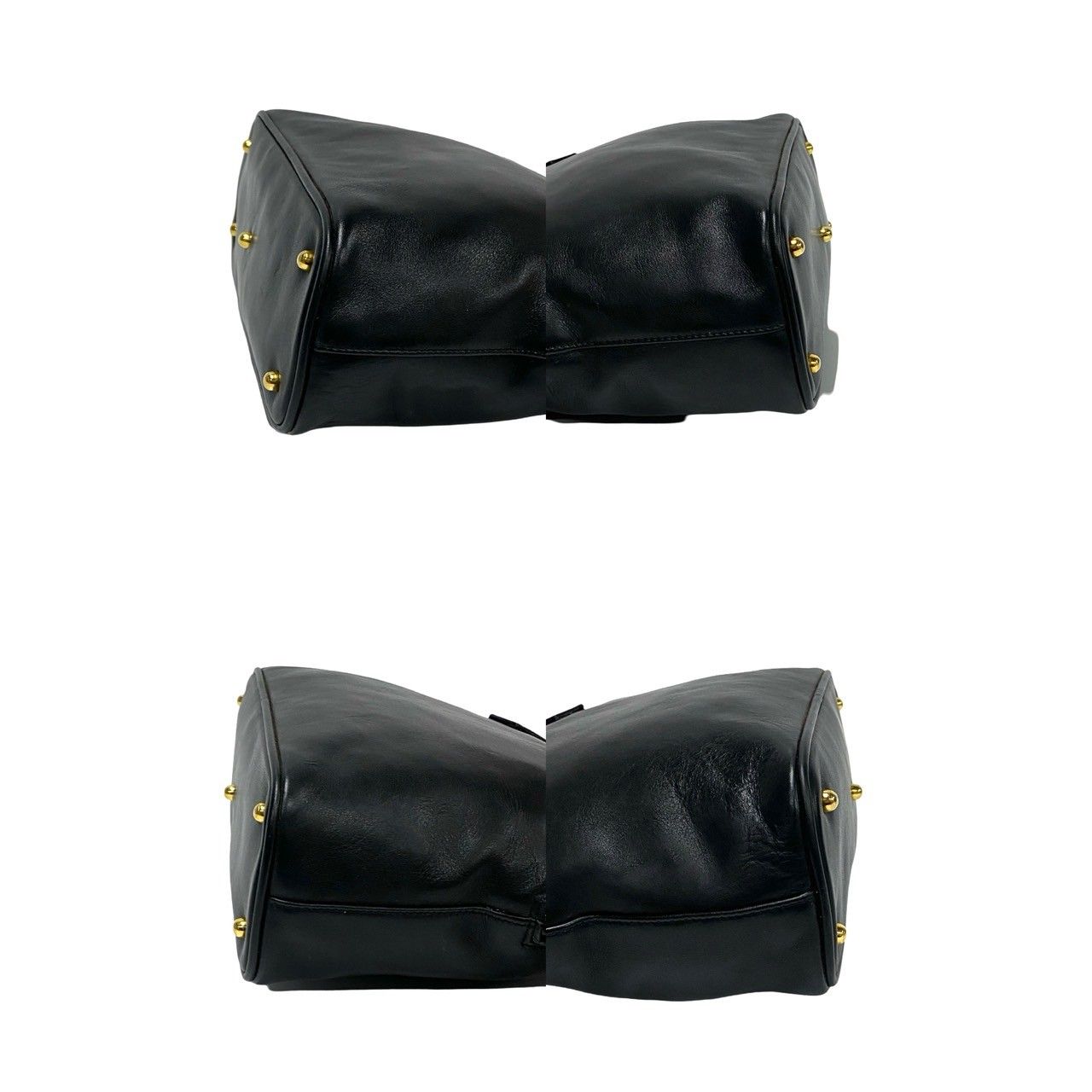 極 美品 袋付 GUCCI グッチ オールドグッチ バンブー レザー 本革 2way 