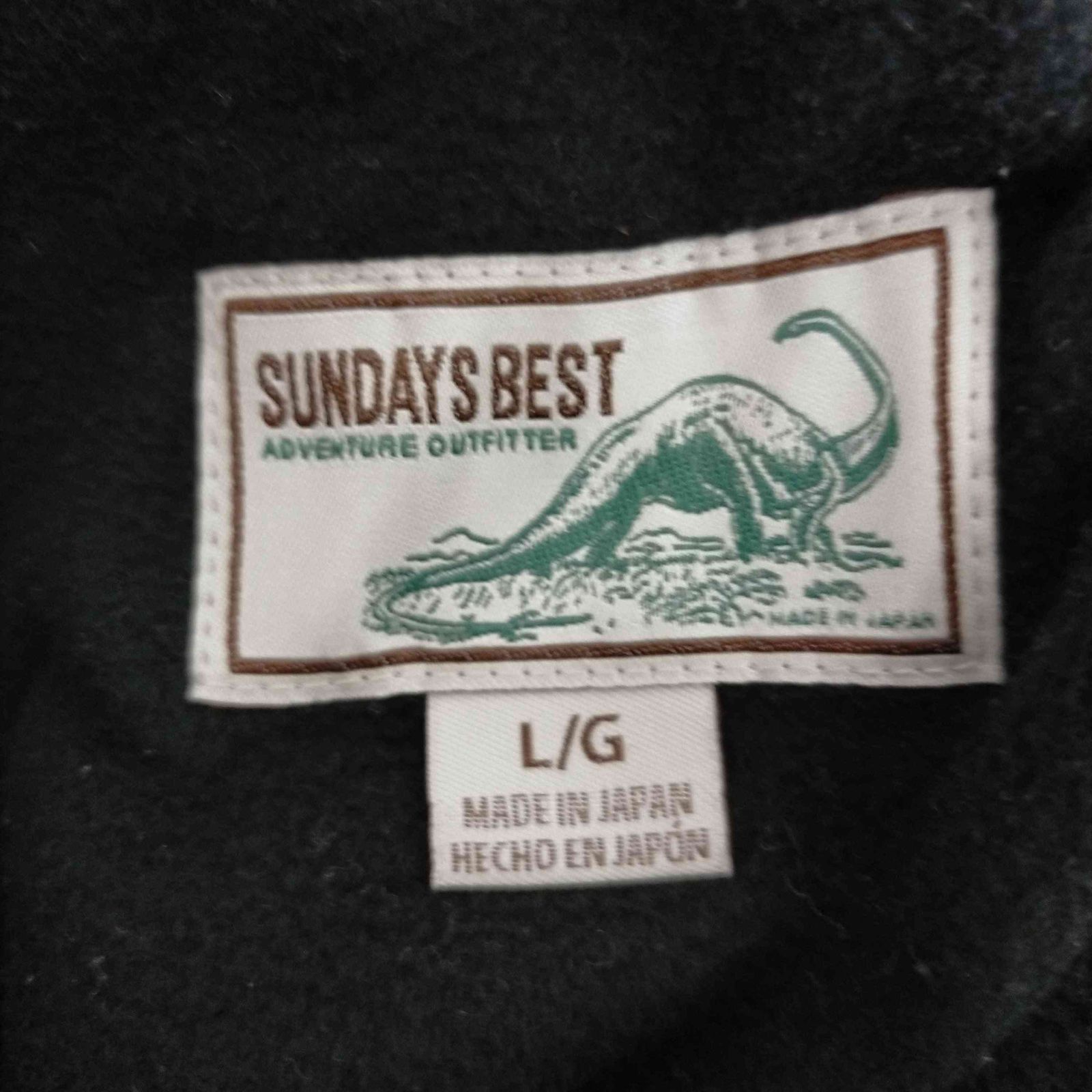 サンデイズベスト SUNDAYS BEST DISCOVERY WARM EASY PANTS/BLACK