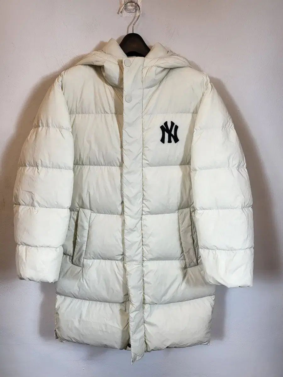 キッズ MLB NY グースフッドダウンジャケット ロング丈 155 ほぼ