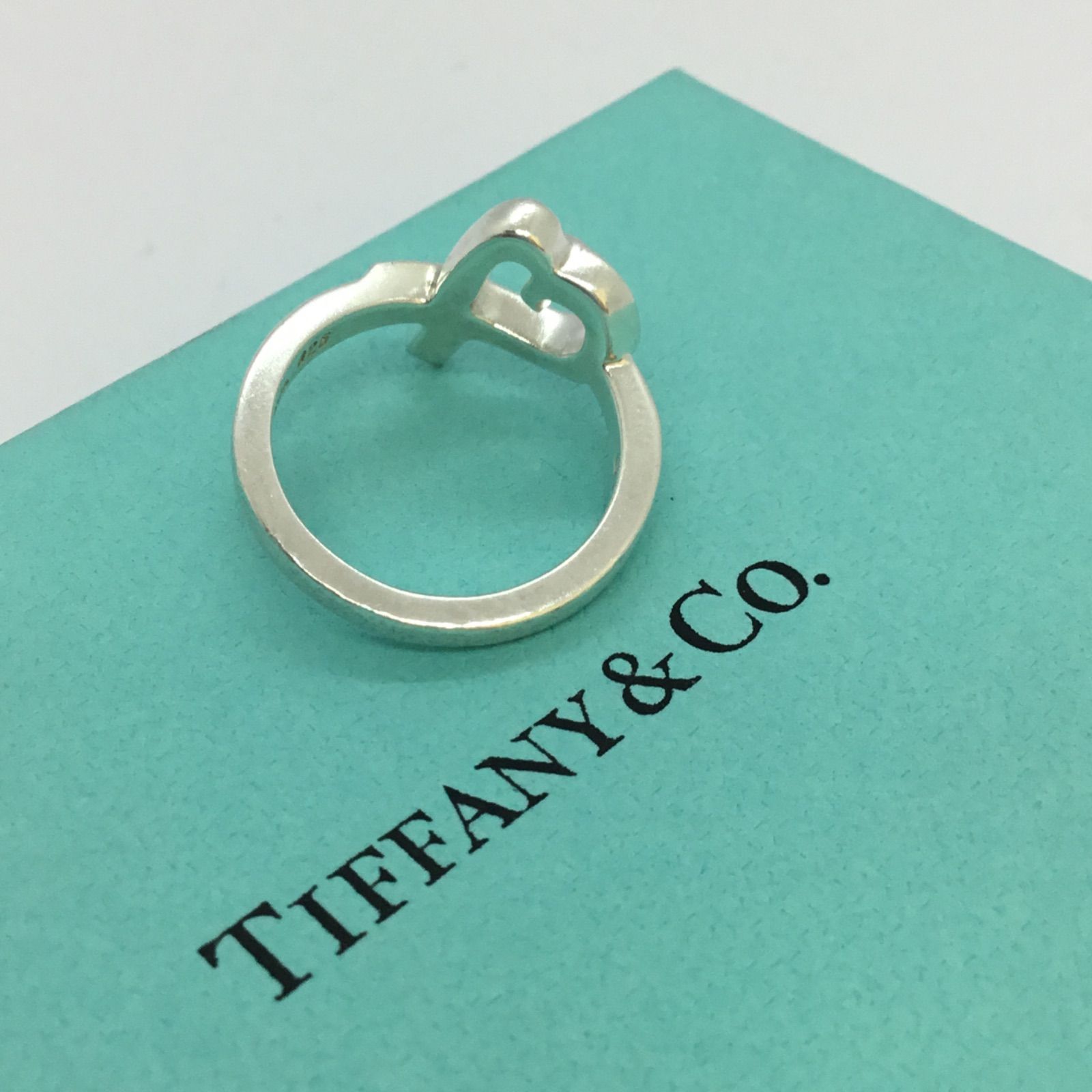 TIFFANY&Co. ティファニー ／ ラビングハート リング ／ ティファニーリング ／ ピンキーリング ／ ブランドシルバーリング ／ シルバー  925 ／ 9号 ／ レディース ／ メンズ ／ 指輪 ／ アクセサリー