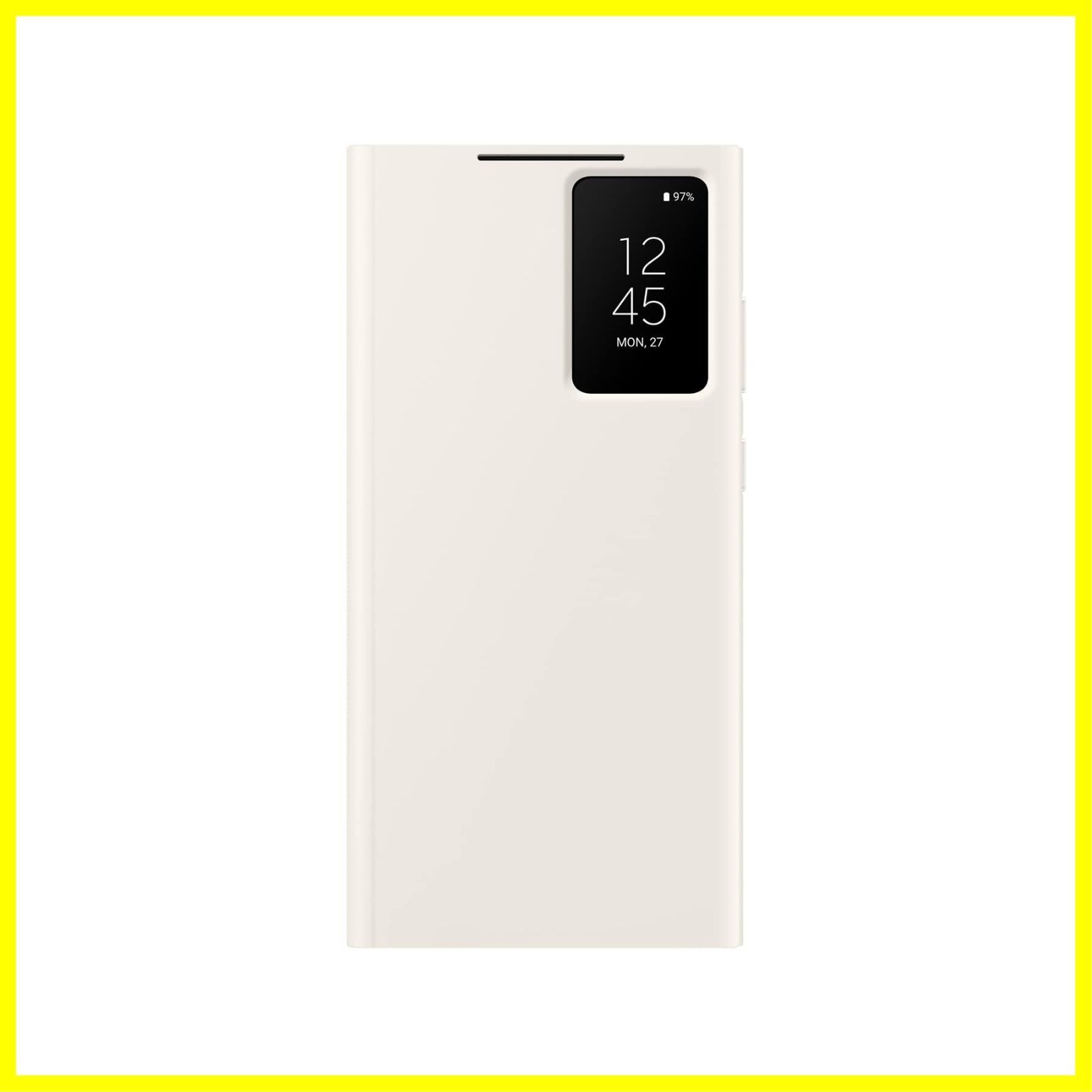 【人気商品】Galaxy S23 Ultra Smart View Wallet Case｜クリーム｜スマホケース｜Samsung純正 国内正規品｜ EF-ZS918CUEGJP