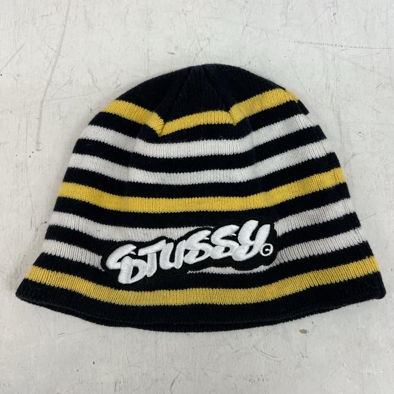 old stussy ニット帽 ボーダー STUSSY ステューシー 帽子 ニット帽 ボーダー ニットキャップ