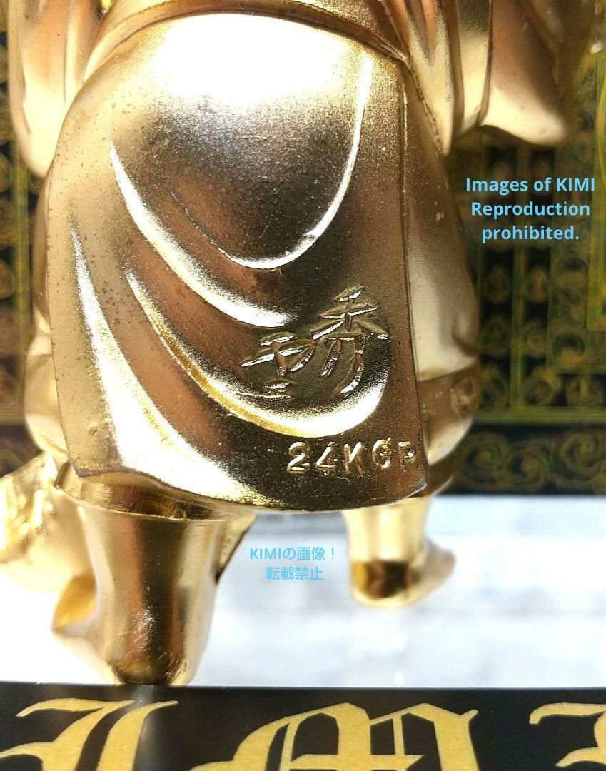 恵比寿 合金製 高さ11cm 名仏師 牧田秀雲 原型 仏像 置物 開運七福神 