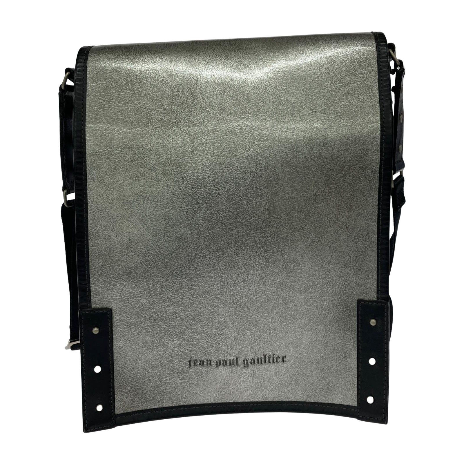 Jean Paul Gaultier シルバーショルダーバッグ JEAN PAUL GAULTIERジャン・ポール・ゴルチエショルダーバッグ