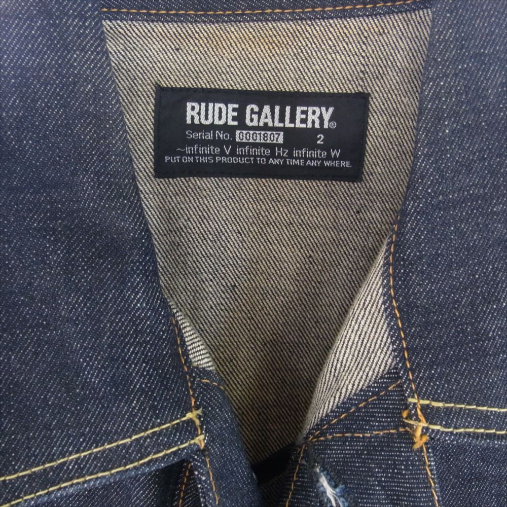 RUDE GALLERY ルードギャラリー デニムジャケット リジット