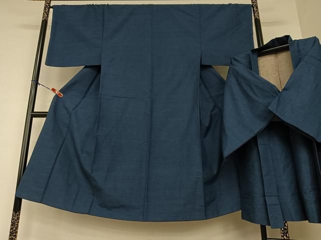 平和屋着物●男性　紬　アンサンブル　網代織り　正絹　逸品　AAAW9232zg 平和屋着物○男性 紬 アンサンブル 網代織り 正絹 逸品 AAAW9232zg