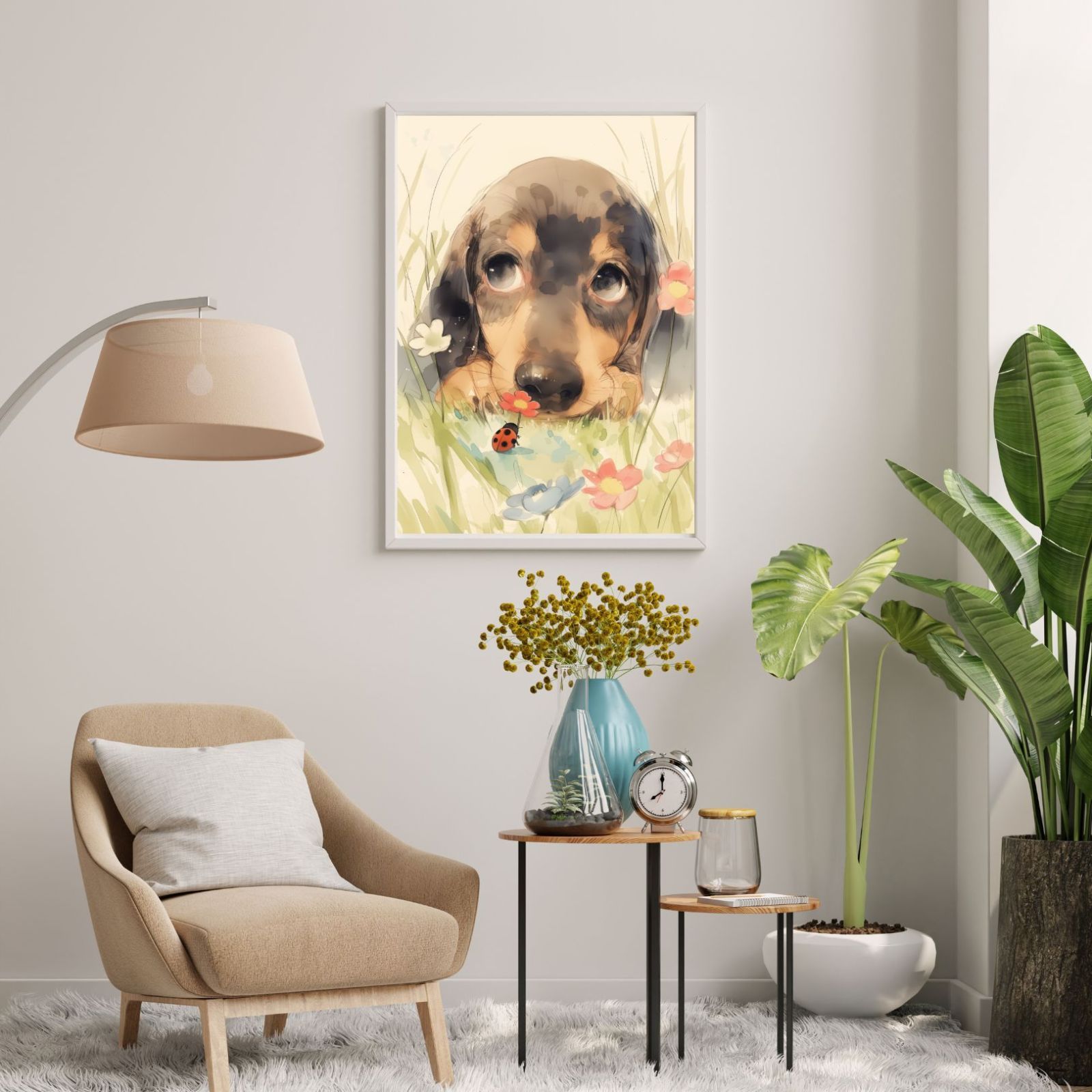 テントウムシ 子犬